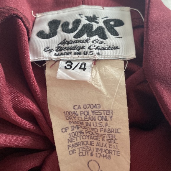 Cowl neckline ‘cami area ruched only’ long Gown in a beautiful eggplant/dark red - Picture 6 of 6